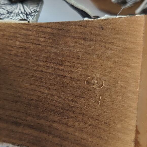 Sanita Mida Wood Wedge Heels Size 37 Equals US 5.5 - 6 - Picture 11 of 14